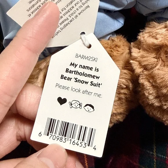 Jellycat Bartholomew Bear Snow Suit - Picture 5 of 5
